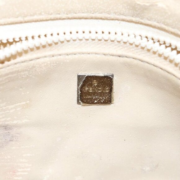 FENDI Zucca Canvas Hand Bag Brown Black Auth bs24769 - Picture 9 of 16